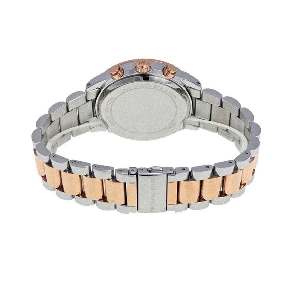 Michael Kors Two-Tone Brinkley Women's Watch MK6205 - Picture 3 of 12
